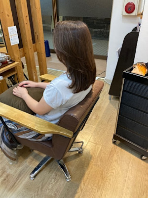 お客様髪質改善データ1330（ラベンダーアッシュ）