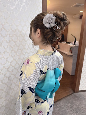 着付け、ヘアセット