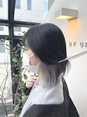 美髪/大人かわいい/こなれミディ/サンドベージュ