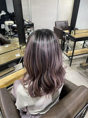 ハイトーンカラー グレーベージュ グレージュカラー