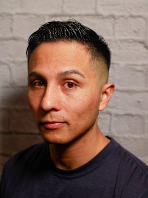 ロンドンショートスキンフェード七三【大宮/バーバー】