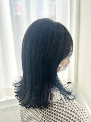 美髪/大人かわいい/こなれミディ/サンドベージュ