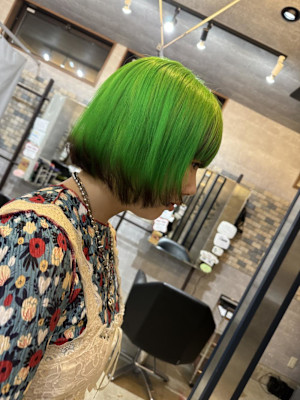 エンドカラー＆ライムグリーン