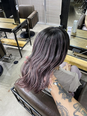 ハイトーンカラー グレーベージュ グレージュカラー