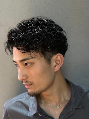 ワイルドショートパーマ