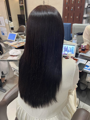 ダークバイオレットツヤ感透明感抜群☆池袋