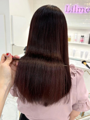 イルミナカラーで透明感のあるピンクラベンダー＊まゆ