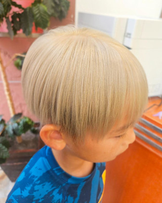 ブロンドベージュ×メンズ