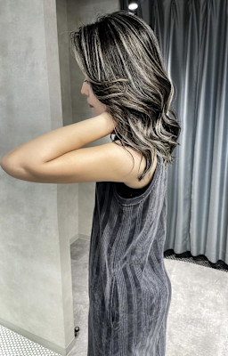 ★コンサバめの目立つハイライトデザイン★