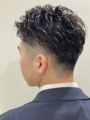 ビジネスツーブロック＋ビジネスパーマ