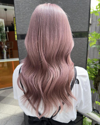 ベージュピンクベビーピンクニュアンスカラーミルクティーピンク