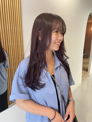 【daichi】#艶感#ワインレッド#ロング