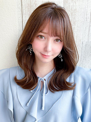 美髪/髪質改善/韓国/切りっぱなしボブ/フェイスレイヤー