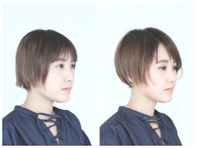 ステップボーンカットボブスタイル