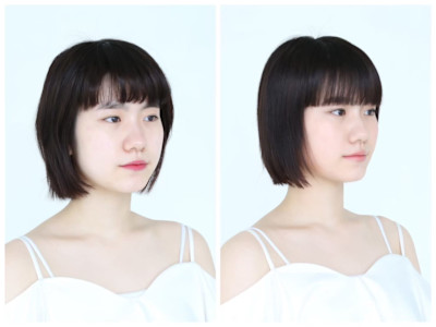 ステップボーンカットボブスタイル