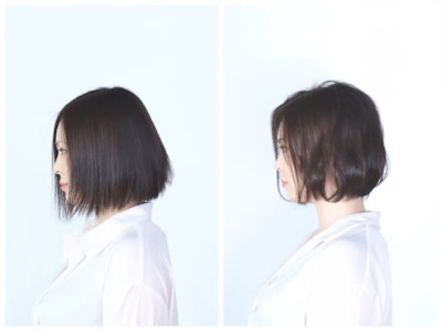 ステップボーンカットボブスタイル