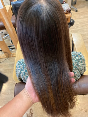 お客様髪質改善データ1343（酸性縮毛矯正）