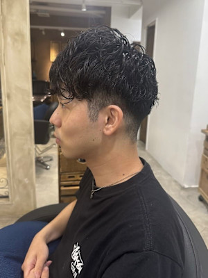 men's　perm