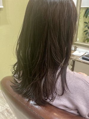 大人可愛い/巻き髪ウェーブ/ナチュラルブラウン