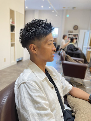 激短ツーブロック