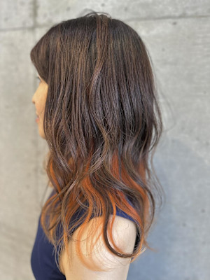 インナーカラー/オレンジ