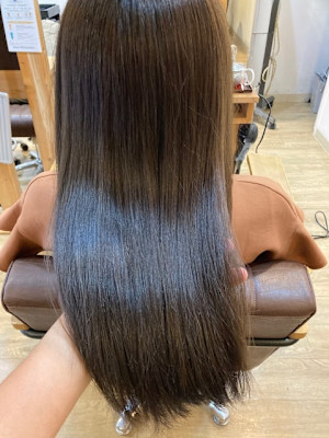 お客様髪質改善データ1346（アッシュグレージュ）