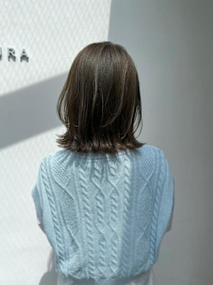 デザインカラー/レイヤーカット/ウェットヘア