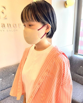 フェイスフレーミング×ショートヘア