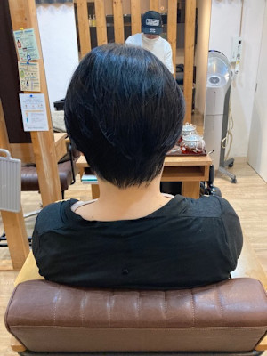 お客様髪質改善データ1348（ハンサムショート）