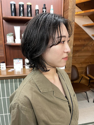 グビれボブ×パーマ