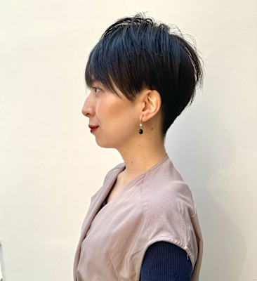 【藤原天太】刈り上げあり　大人のレイヤーショート