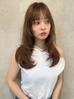 miu&清水大誠　韓国ヘア　レイヤーカット