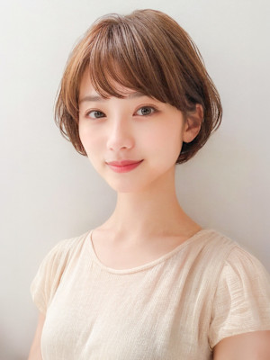 大人かわいいショートボブ