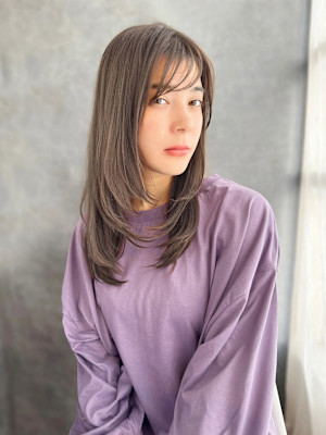 20代30代40代　ミセス透明感小顔くびれレイヤーロング