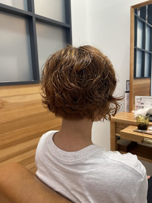 ショートボブパーマ