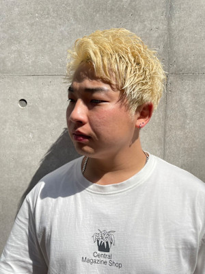 メンズツーブロックスキンフェードクロップボウズアイロンメンズ