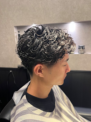 メンズショートベリーショートフェードクロップボウズアイロン