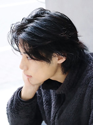 メンズショートベリーショートフェードクロップボウズアイロン