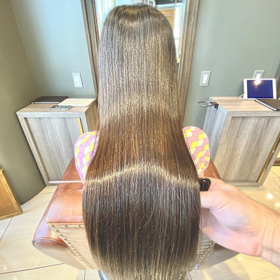 ダークカラー艶髪