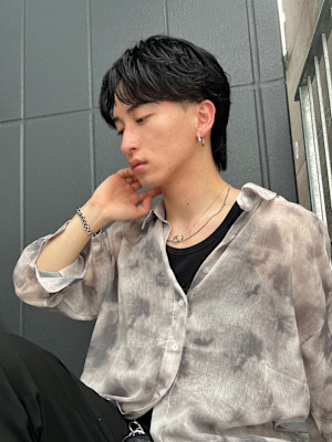 毛流れセンターパート