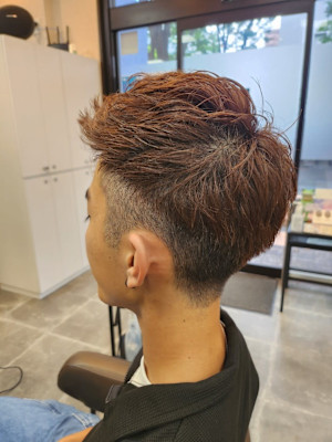 メンズカット/パーマ/グレイカラー/鎌取駅/韓国風/白髪染め