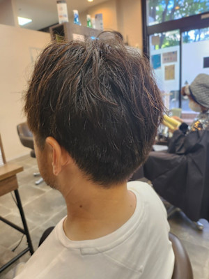 メンズカット/パーマ/グレイカラー/鎌取駅/韓国風/白髪染め