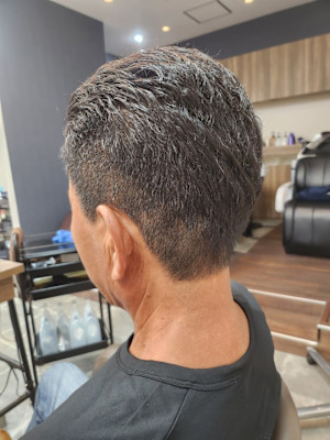 メンズカット/パーマ/グレイカラー/鎌取駅/韓国風/白髪染め