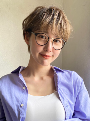 ショート/マッシュショート/ニュアンスパーマ/ハイトーン[原