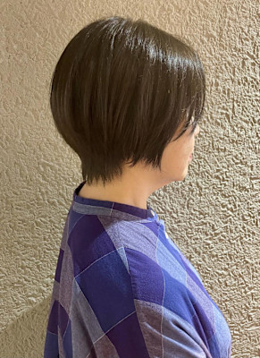 大人のエレガンスショートスタイル【ビターショコラ】