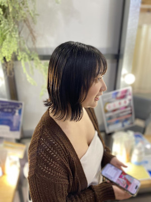 外ハネアレンジボブ