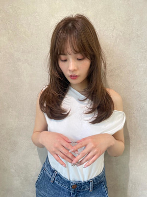 miu&清水大誠　韓国ヘア　レイヤーカット