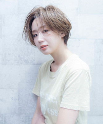 ベビーバング　スリークボブ　ショコラベージュ　前髪