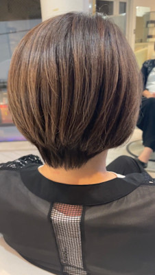 アフター → ビフォア　右にスワイプ【白髪染め/脱白髪染め】