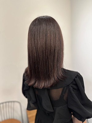 池袋 髪質改善 ストレート ツヤ髪 ラベンダーブラウン♪